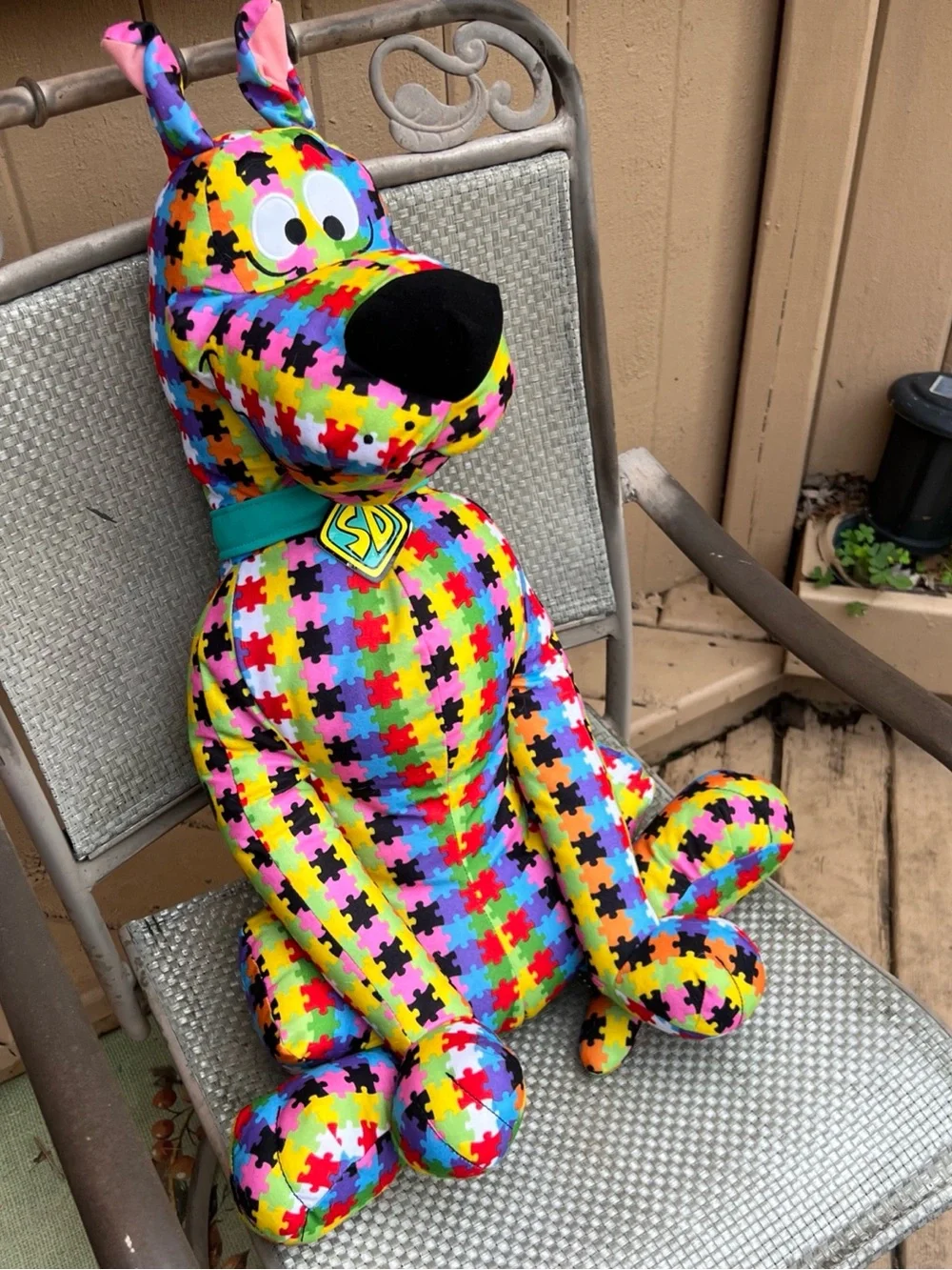 Scooby-Doo 28 inch Plush  Toy Autism Puzzle Pattern